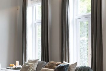 Gorgeous High-Ceiling Apartment, Happy and Bright Interior Design