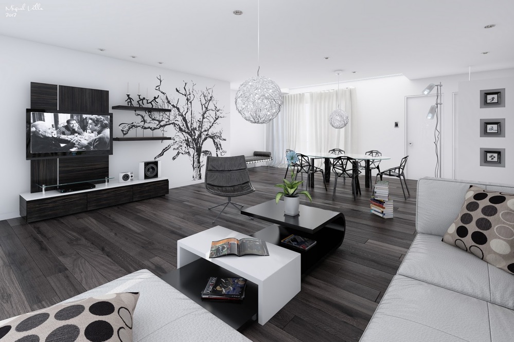 Fabulous Black and White Interior Design Ideas