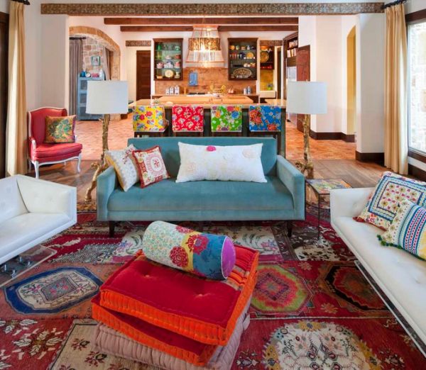 Colorful Home Interiors – Happy Bohemian Style