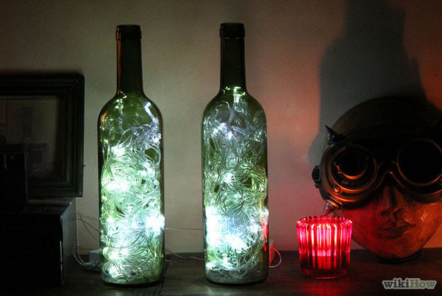 How to DIY Home Decor with Empty Wine Bottles