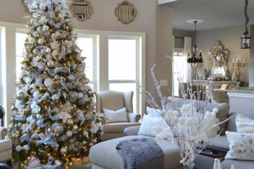 Modern Living Room Decor, Peaceful Christmas Time