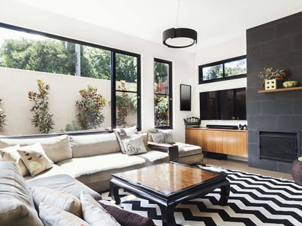 Living Room Interiors with Fresh Look